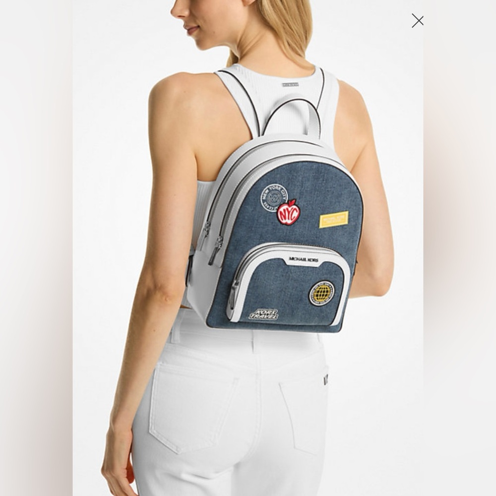 Michael Kors Denim Backpack
